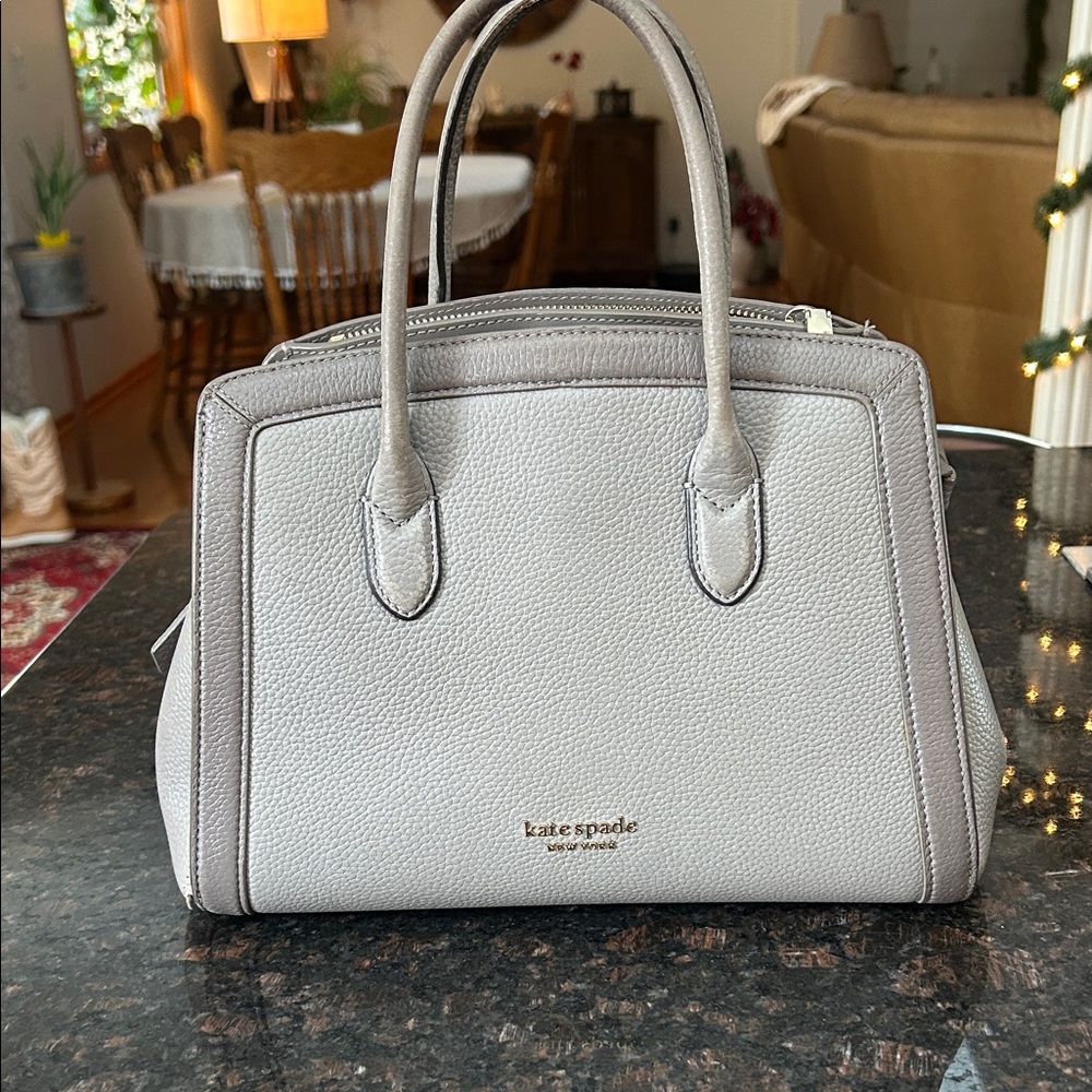 Kate Spade Light Gray Satchel